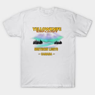 Yellowknife - Aurora Boreal - Northwest Territories T-Shirt